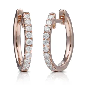 0.20ct tw Diamond Huggie Earrings