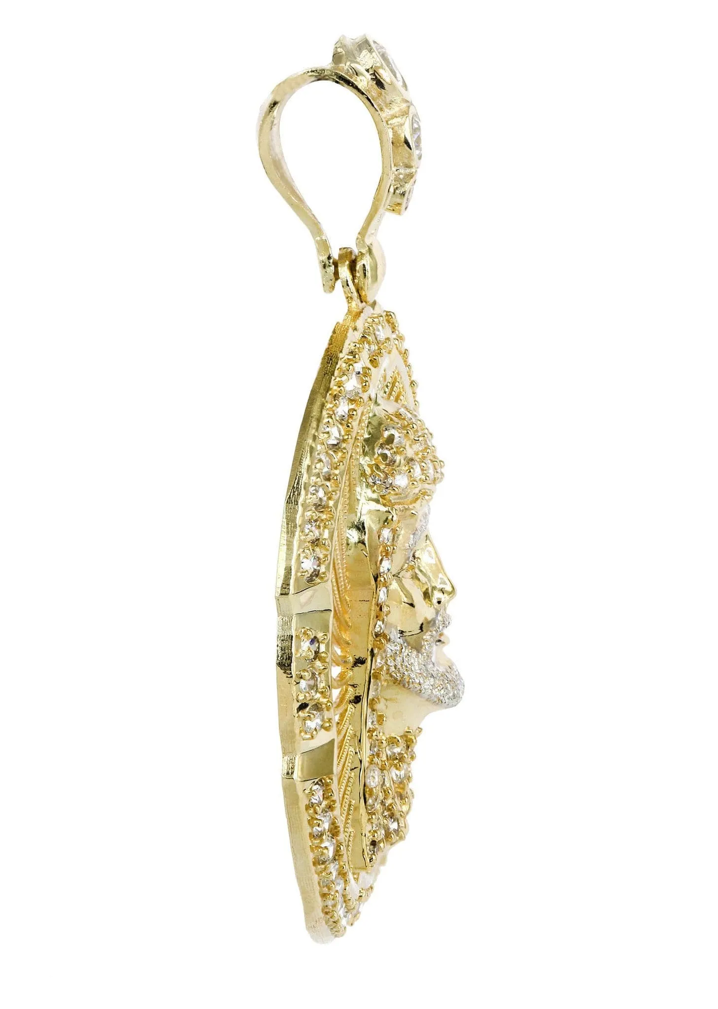 10K Gold Jesus Piece Pendant  |  10.4 Grams