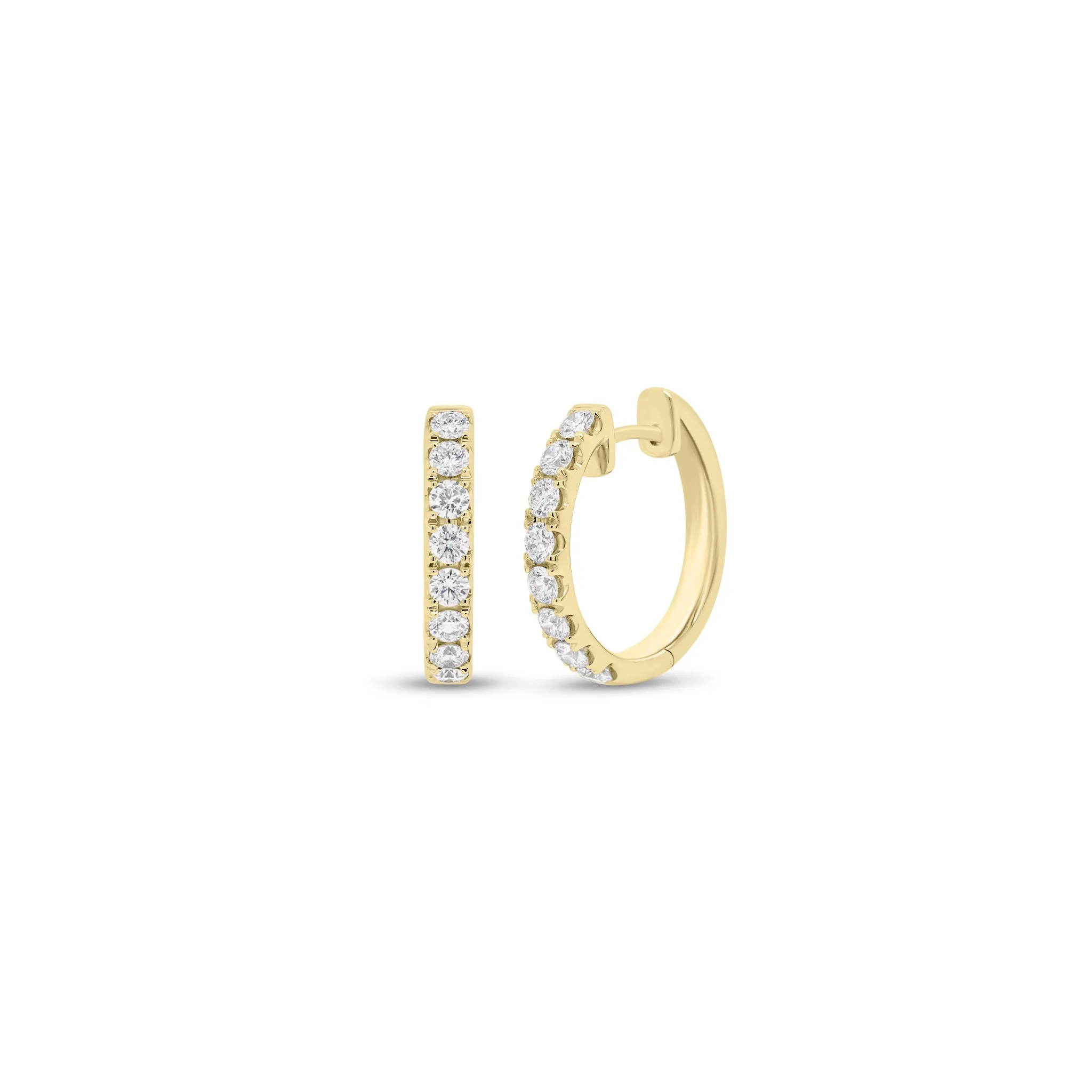 1.12 ct Diamond Huggie Earrings