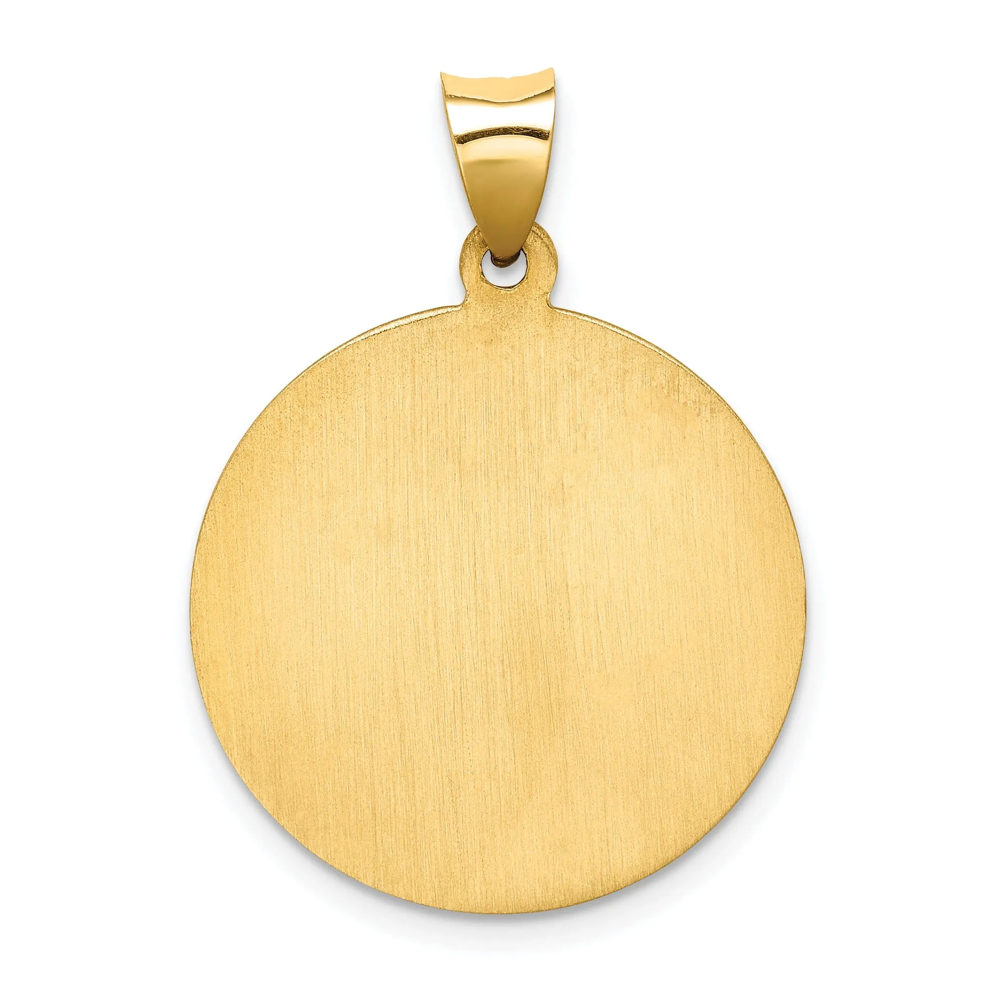 14k Yellow Gold Saint Jude Medal Pendant