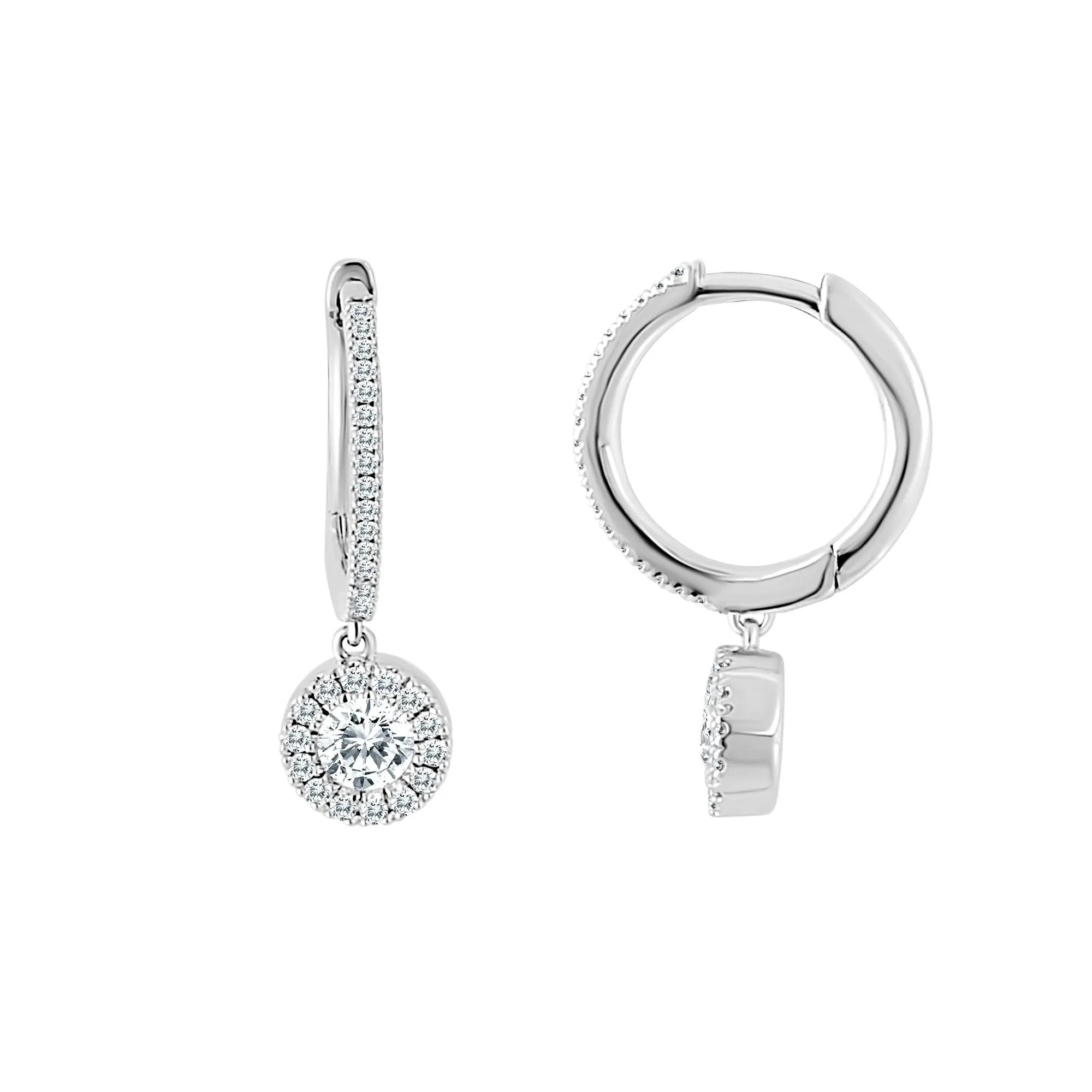 14KW 66RD0.25CT,2RD0.35CT HOOP WITH DANGLE (118HP401985W14)