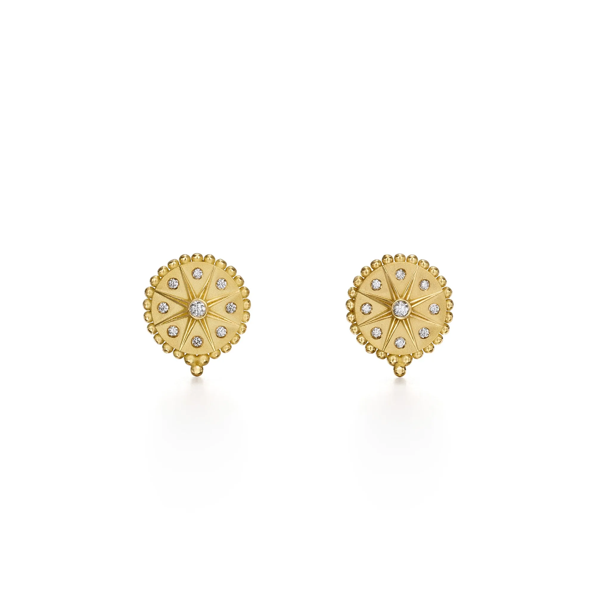 18K Orbit Star Earrings