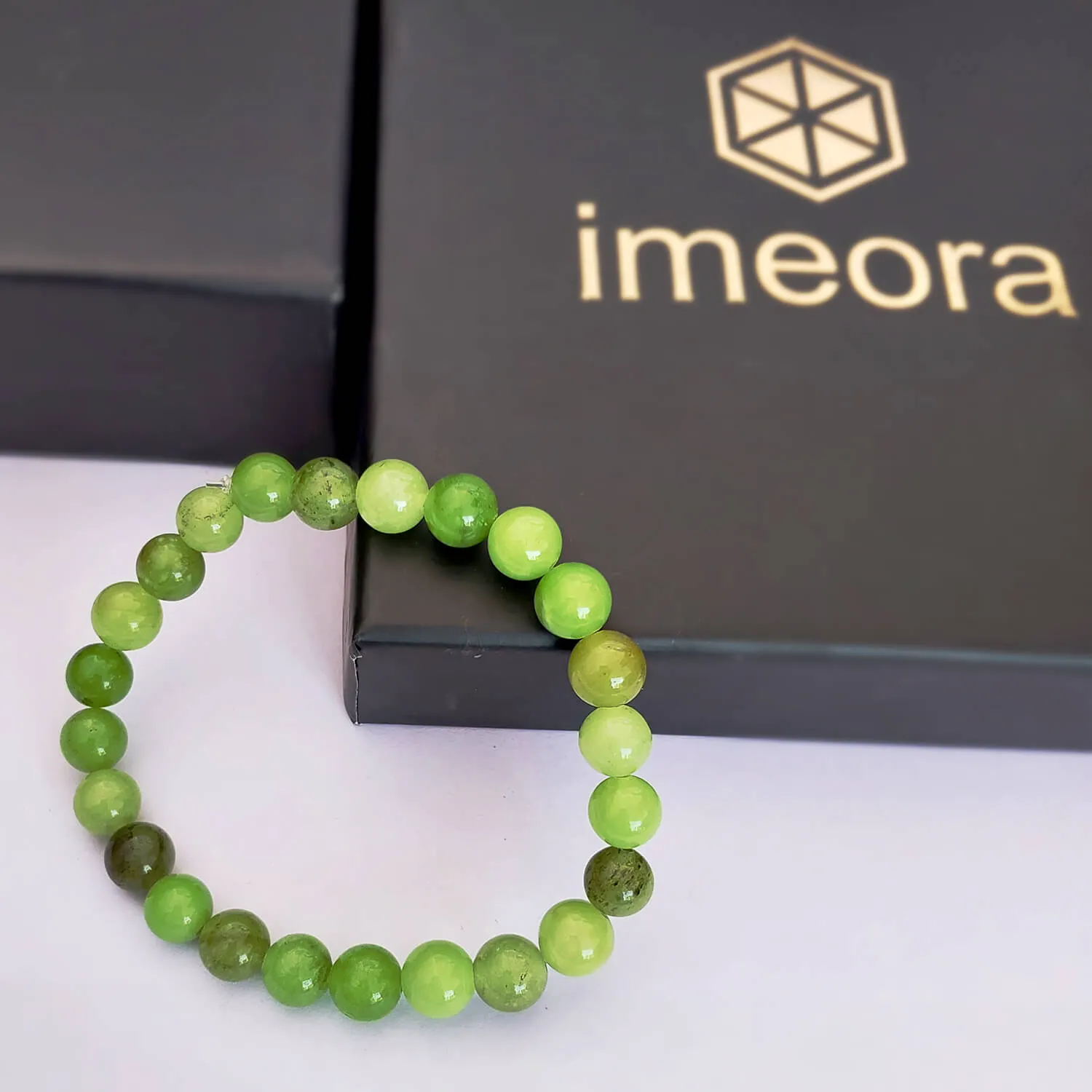 African Serpentine 8mm Natural Stone Bracelet