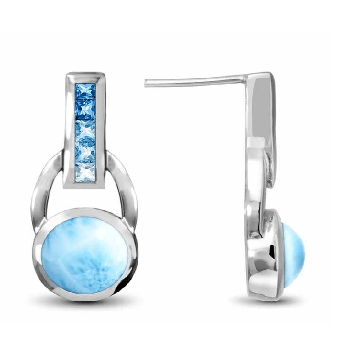 Aqua Earrings - Eaqua01-00