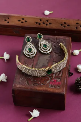 Asha Green Drop Choker