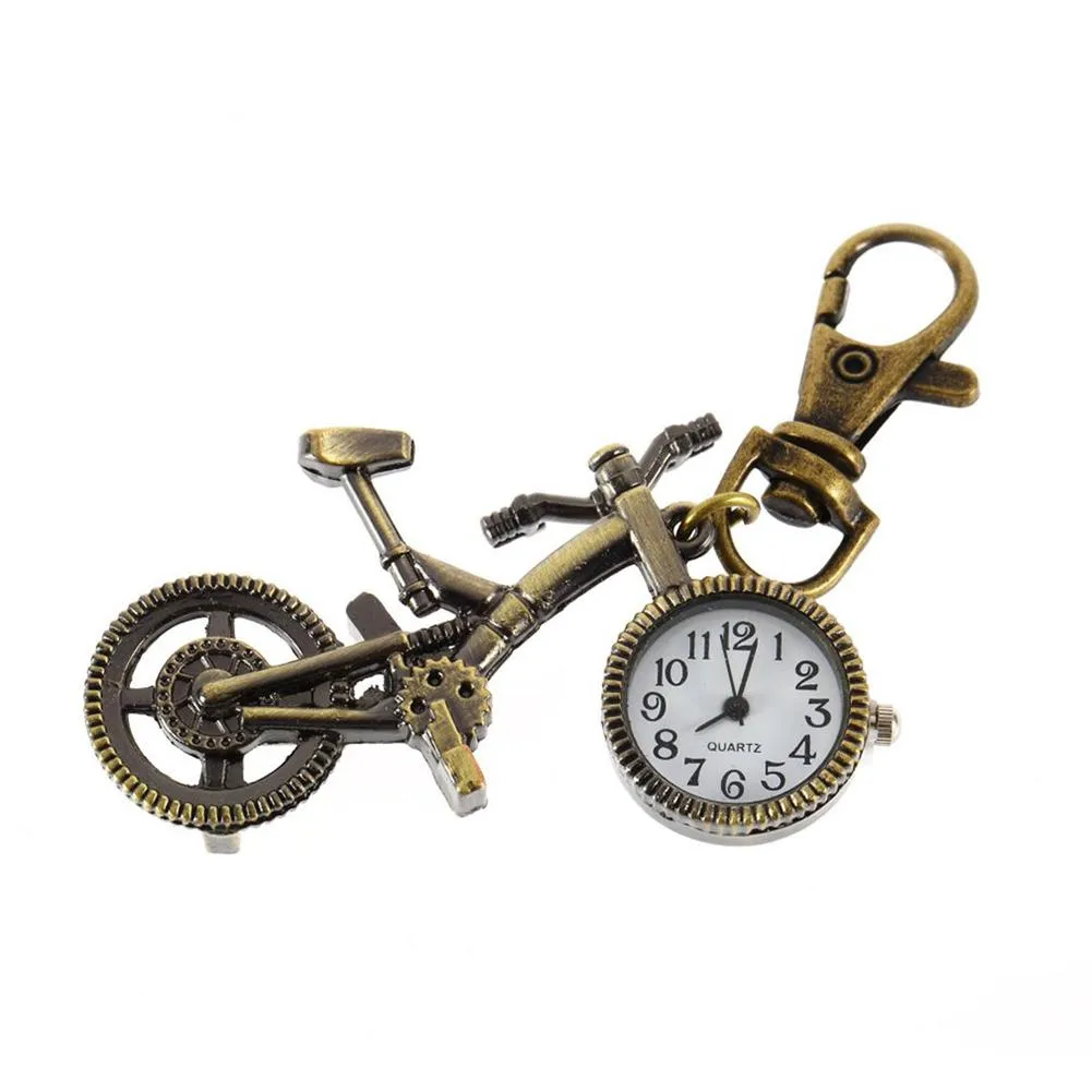 Bike Key chain Pocket Pendant Clock
