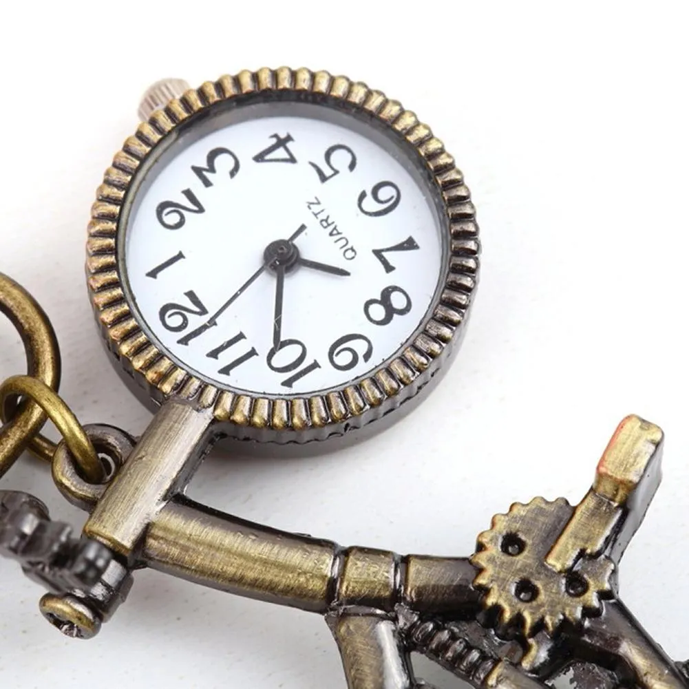 Bike Key chain Pocket Pendant Clock