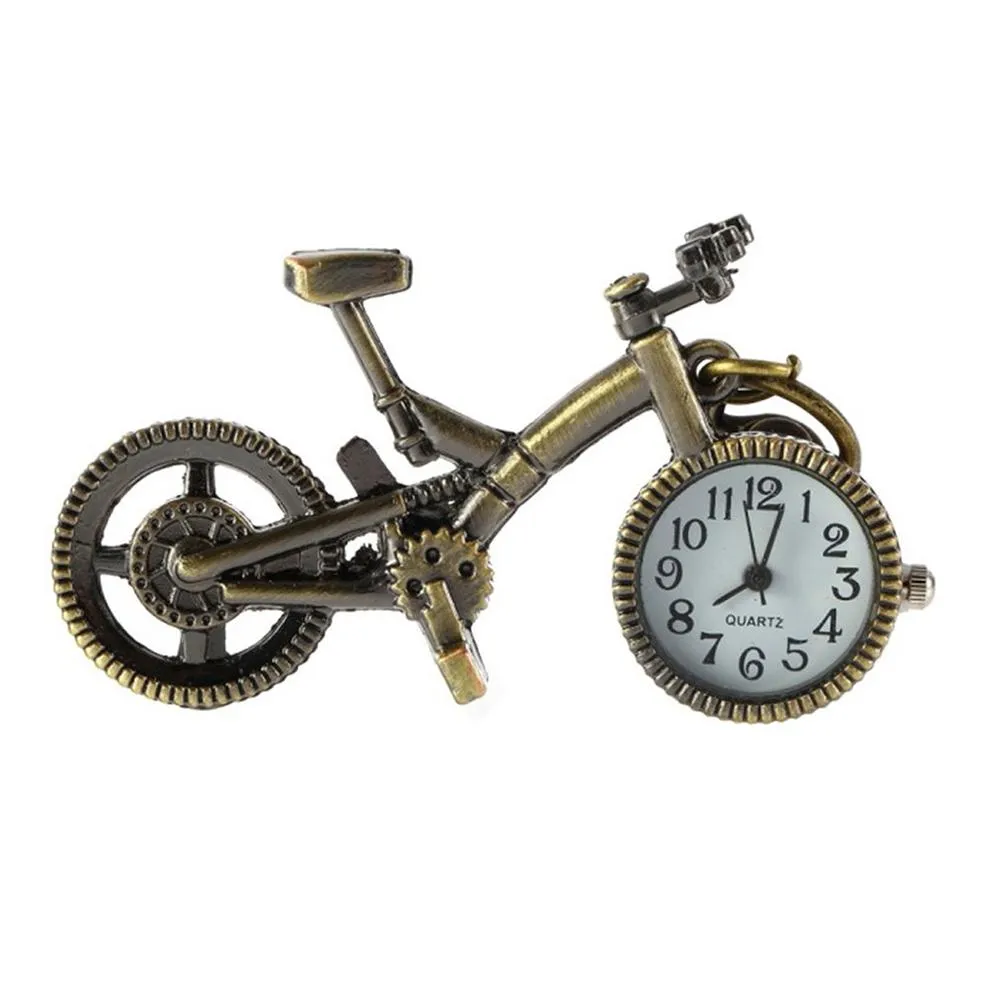 Bike Key chain Pocket Pendant Clock