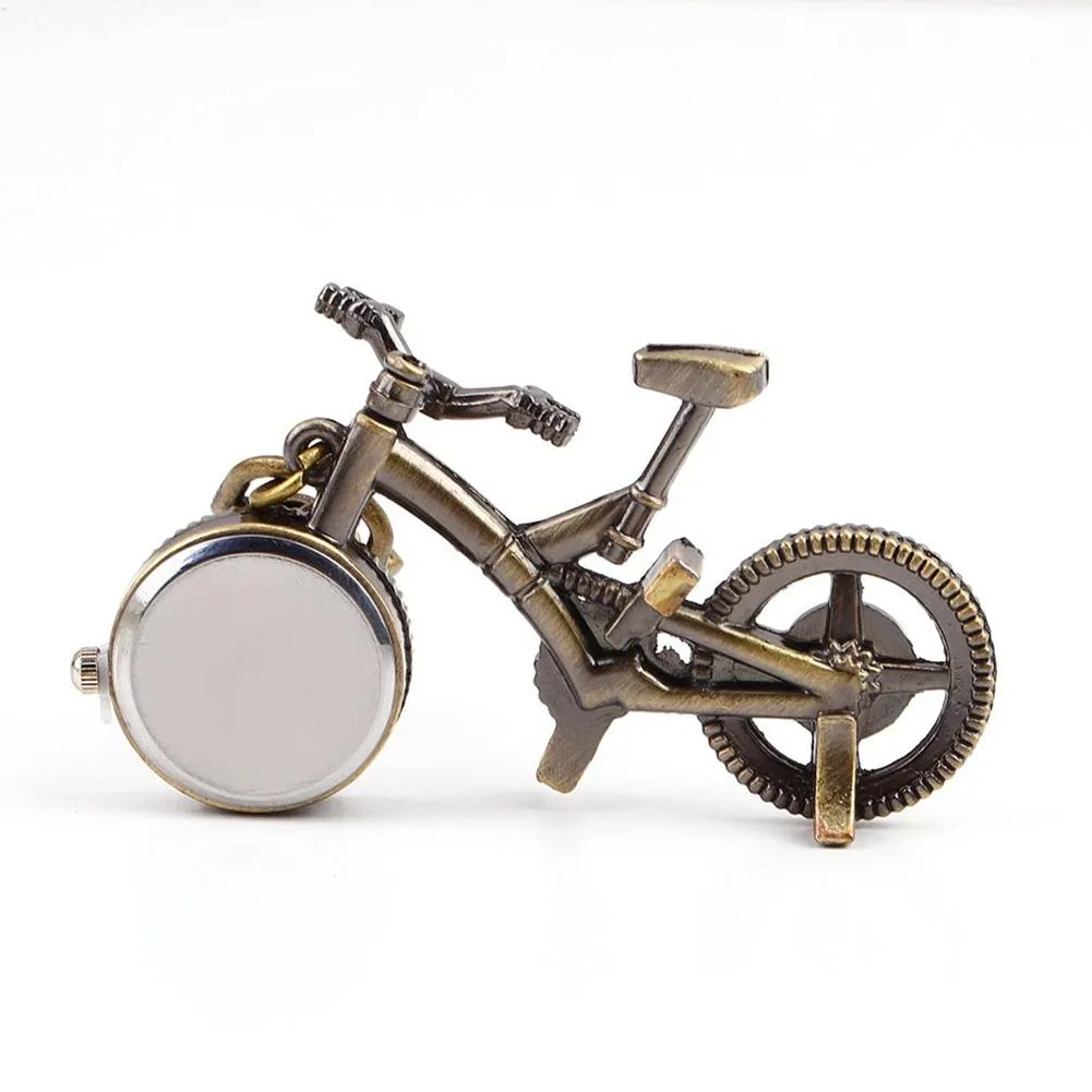 Bike Key chain Pocket Pendant Clock