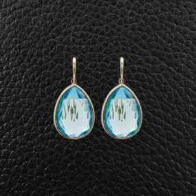 Blue Topaz Dangle Earrings
