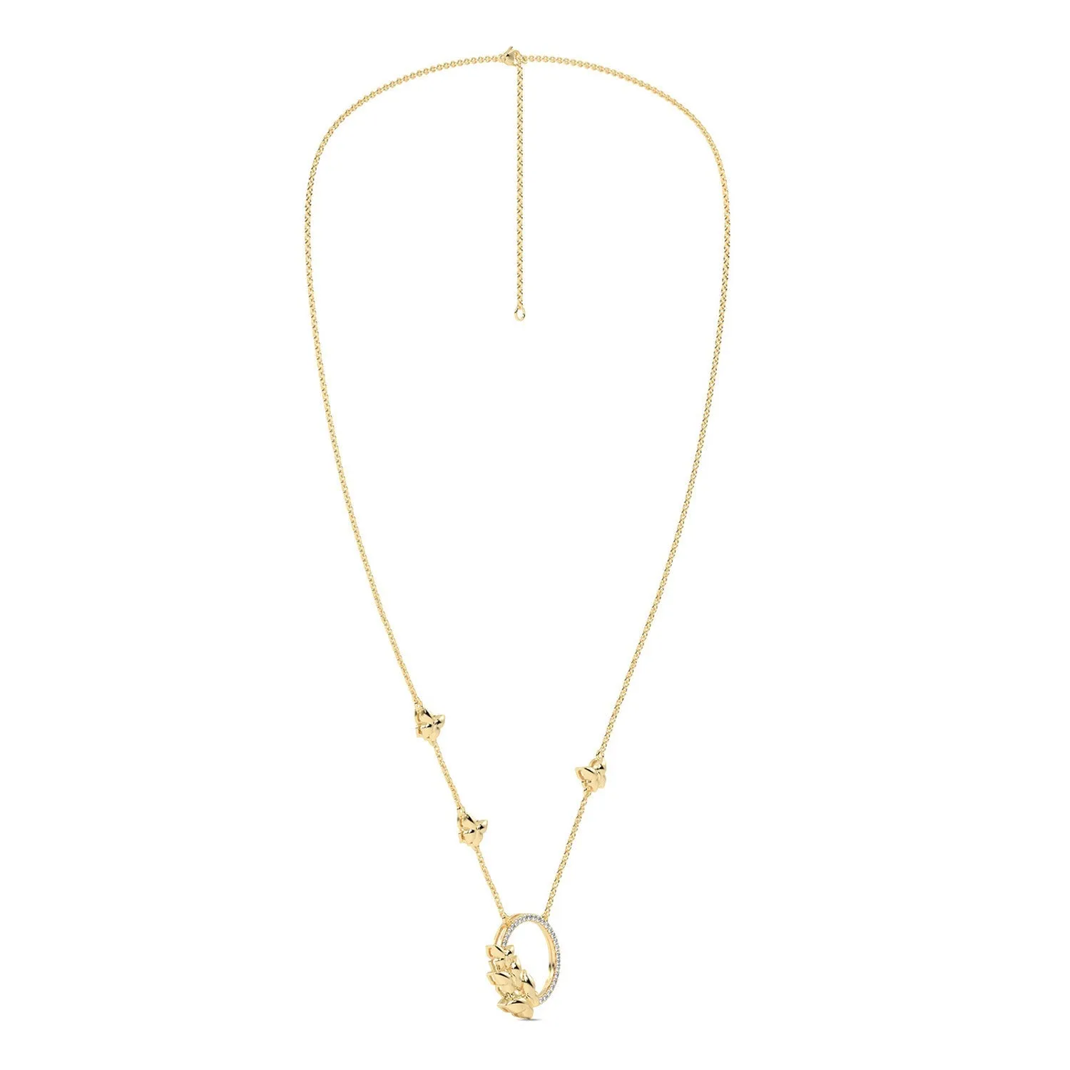 Butterfly Cluster Necklace