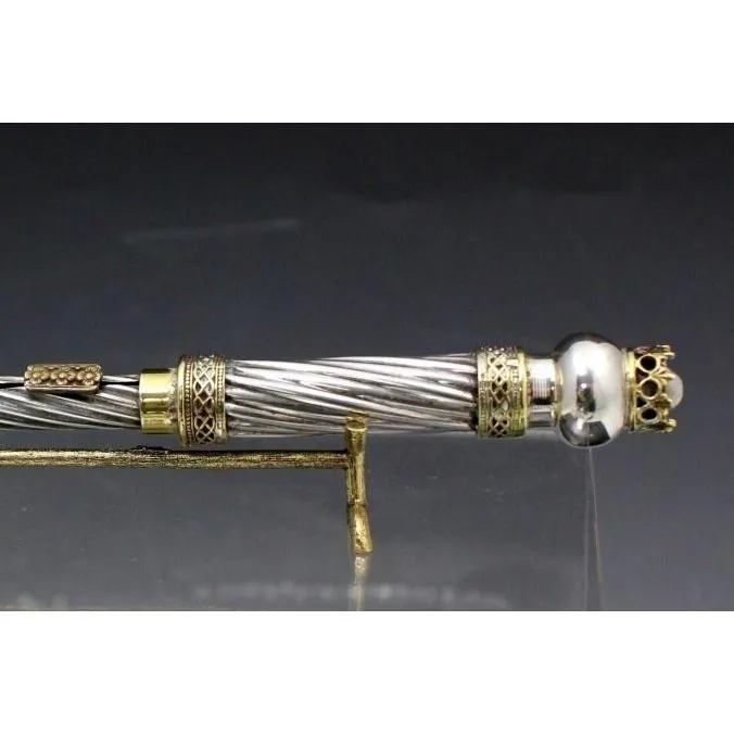 Candle Lighter - Silver & Brass