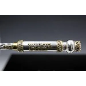 Candle Lighter - Silver & Brass