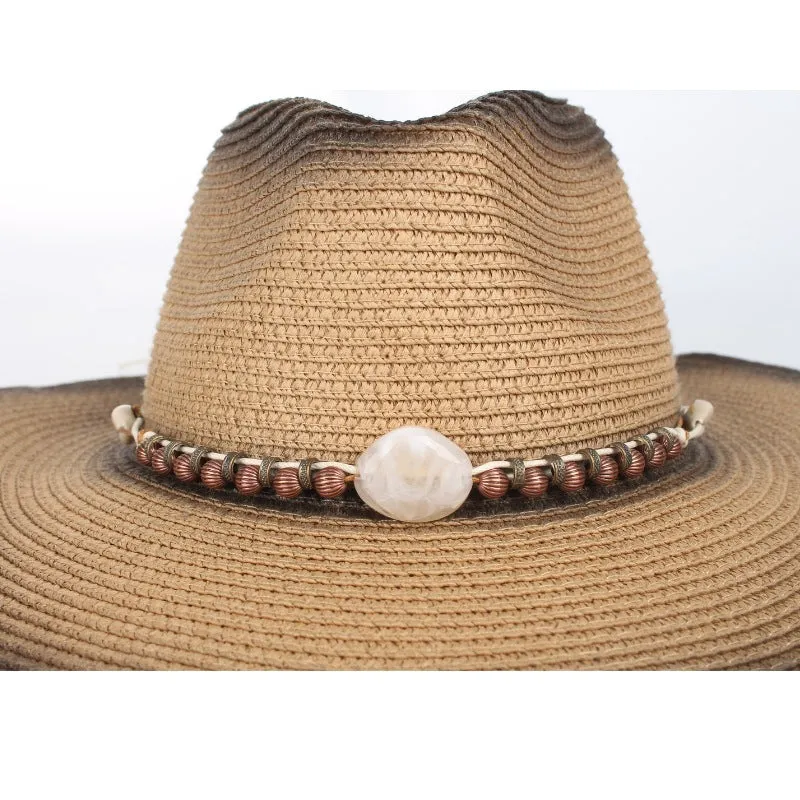 Colorful Beaded Hat Accessory