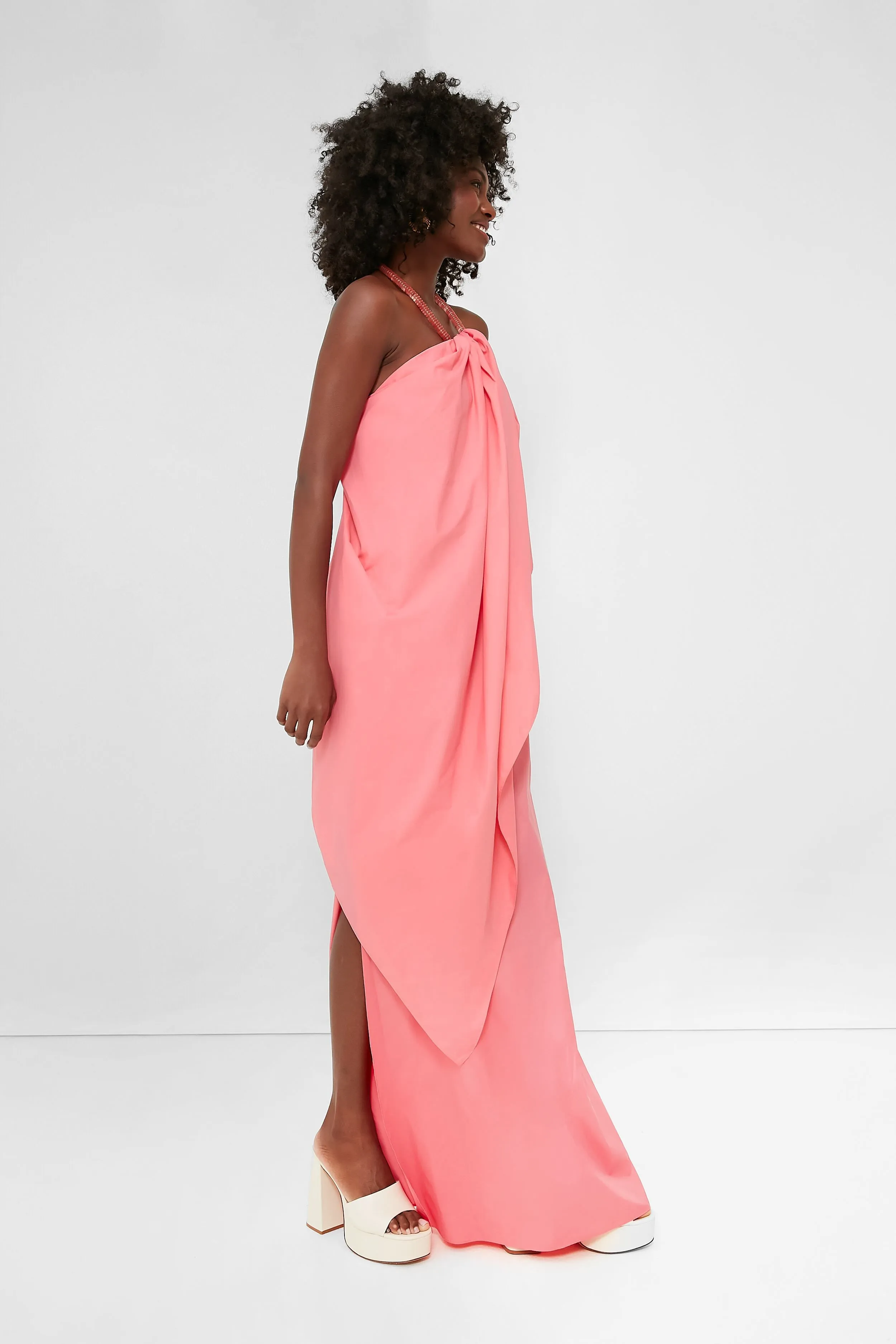 Coral Pink Desiree Dress