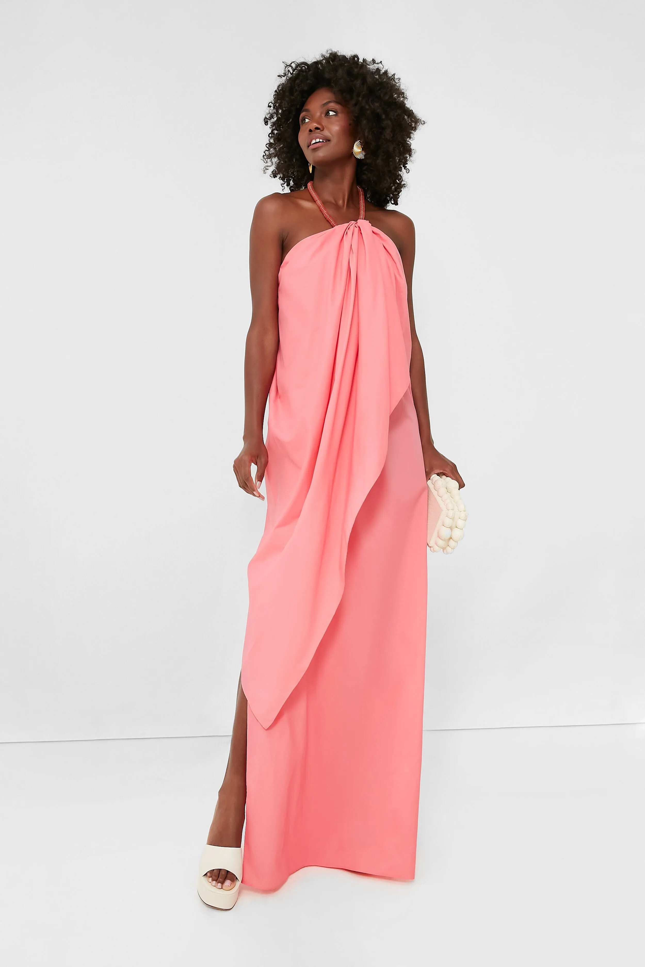 Coral Pink Desiree Dress