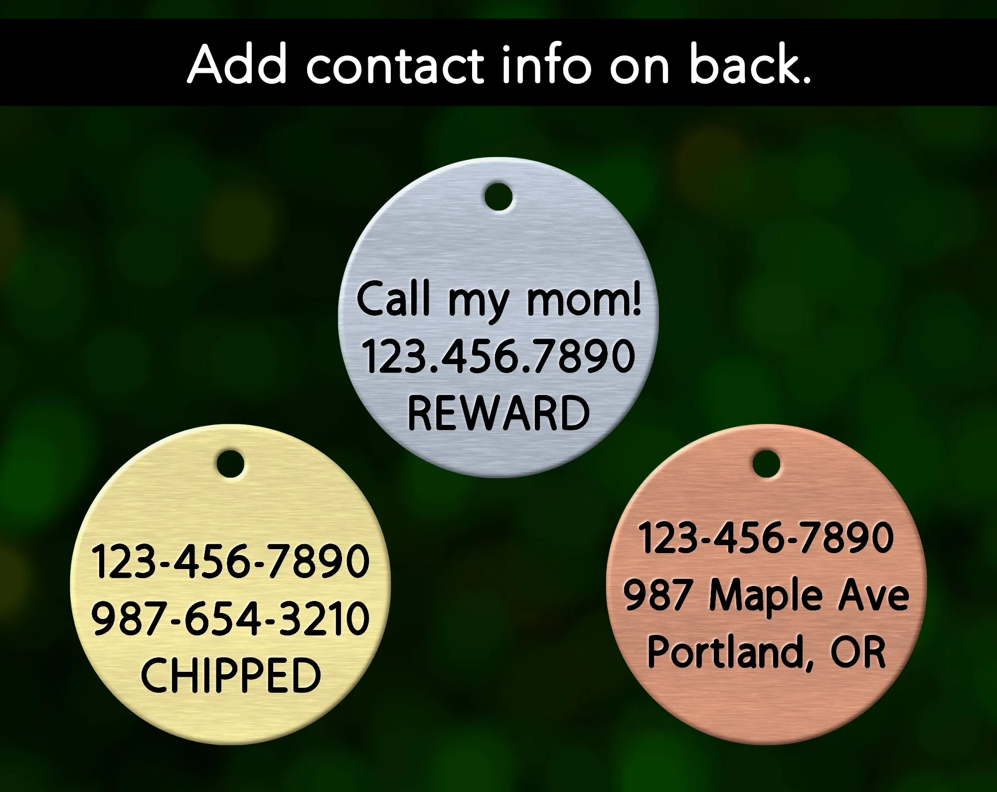 Crown Dog Tag