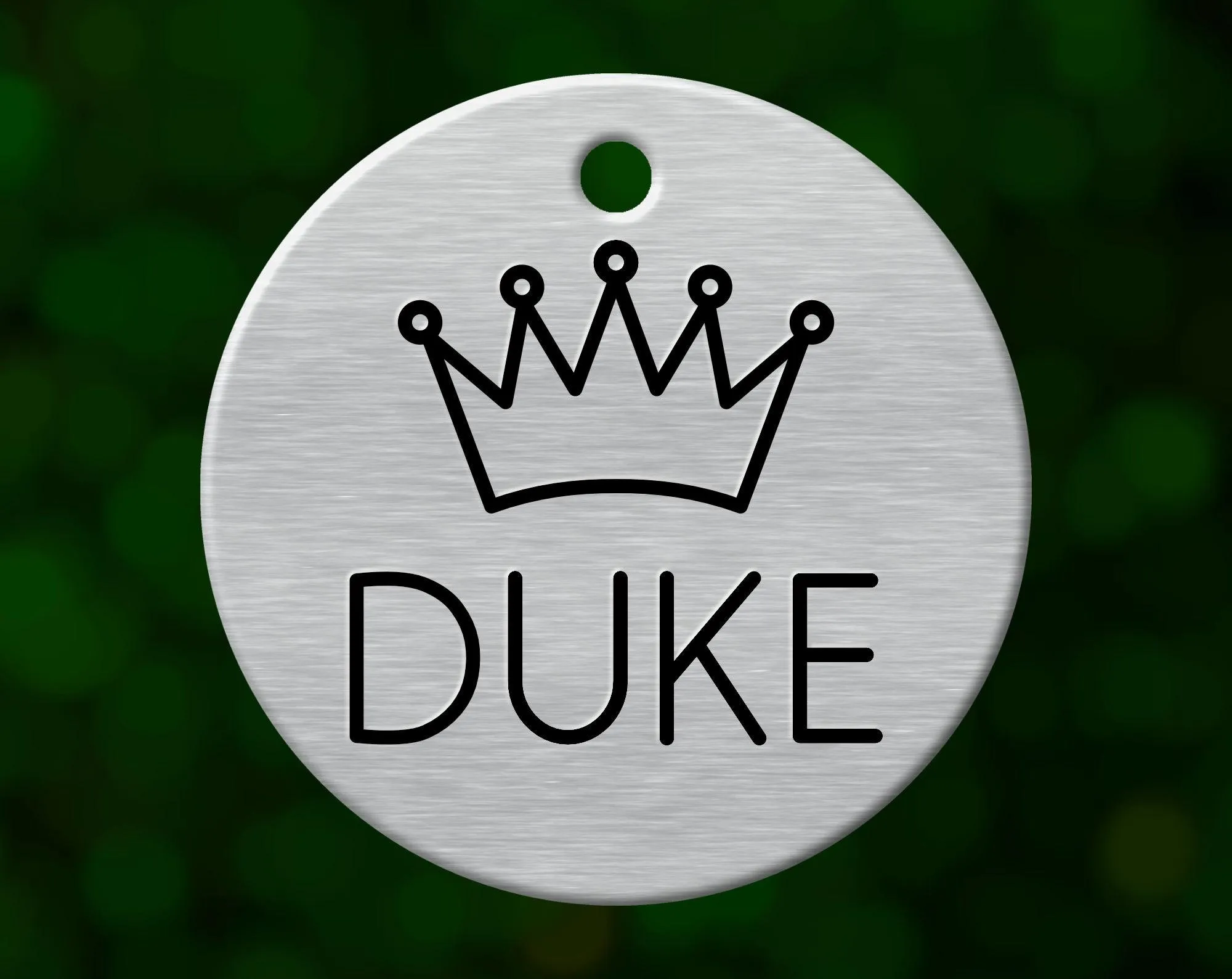 Crown Dog Tag