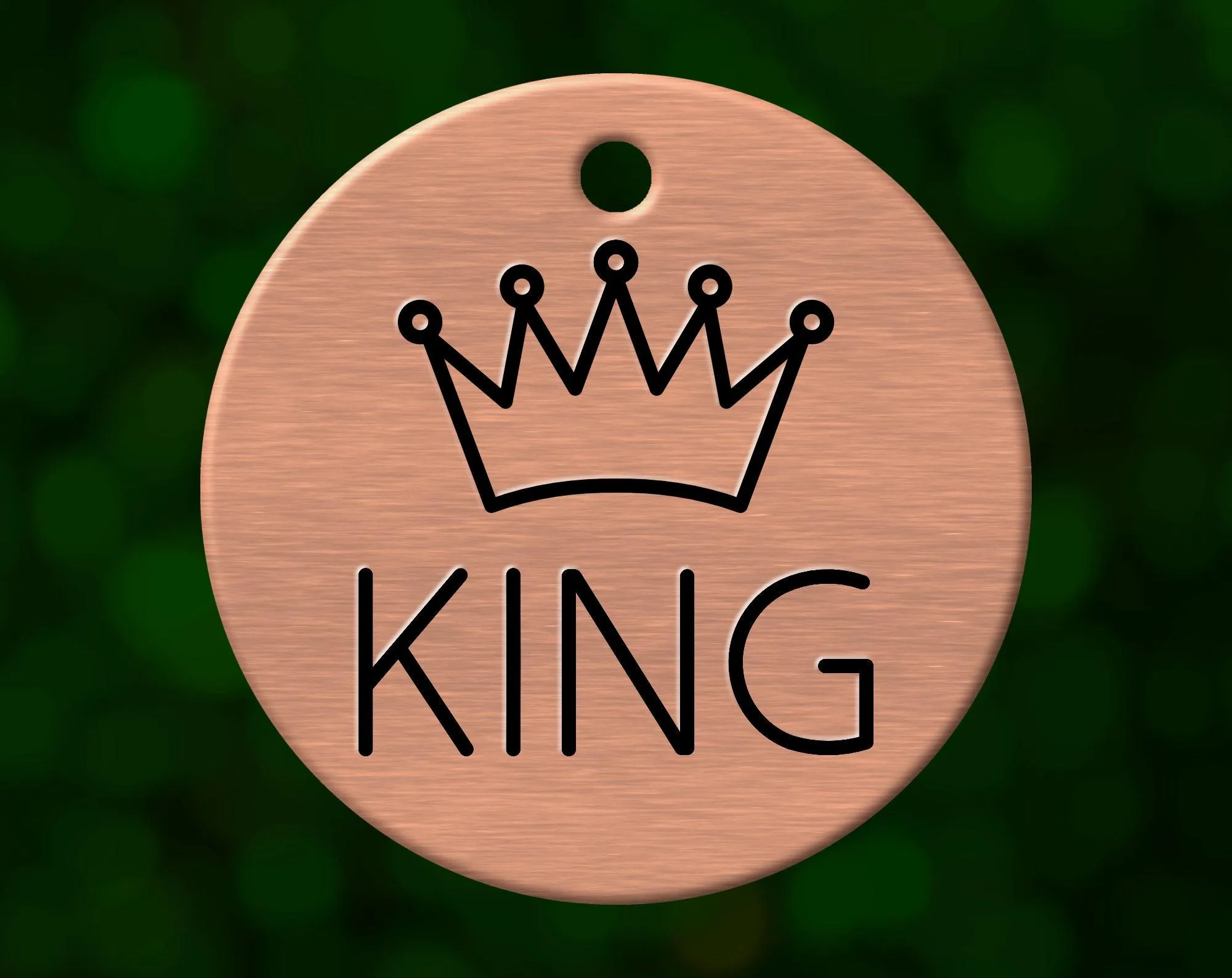 Crown Dog Tag