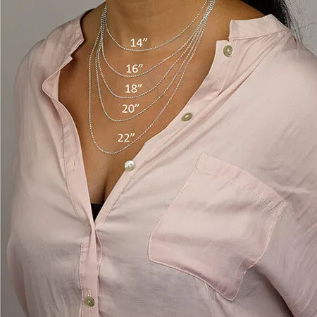Custom Arabic Name Necklace Sterling Silver