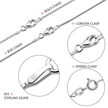 Custom Arabic Name Necklace Sterling Silver