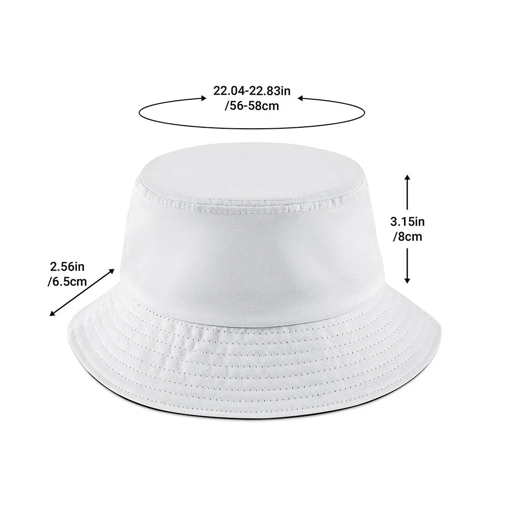Custom Unisex Face Summer Fisherman Hat Bucket Hat Birthday Gift for Family Friends