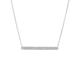 Diamond Bar Necklace