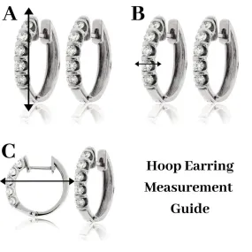 Diamond Hoop Earrings