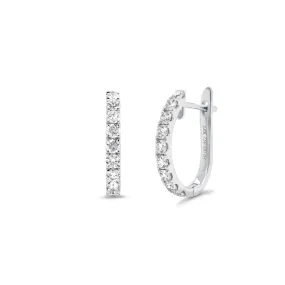 Diamond Huggie Earrings
