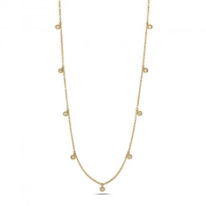Diamond Jewellery 18ct Gold Necklace NDQ135
