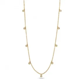 Diamond Jewellery 18ct Gold Necklace NDQ135
