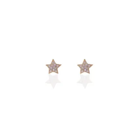 Diamond Star Earring Studs