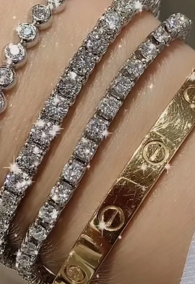 Diamond Tennis Bracelet 6.16CT T.W.