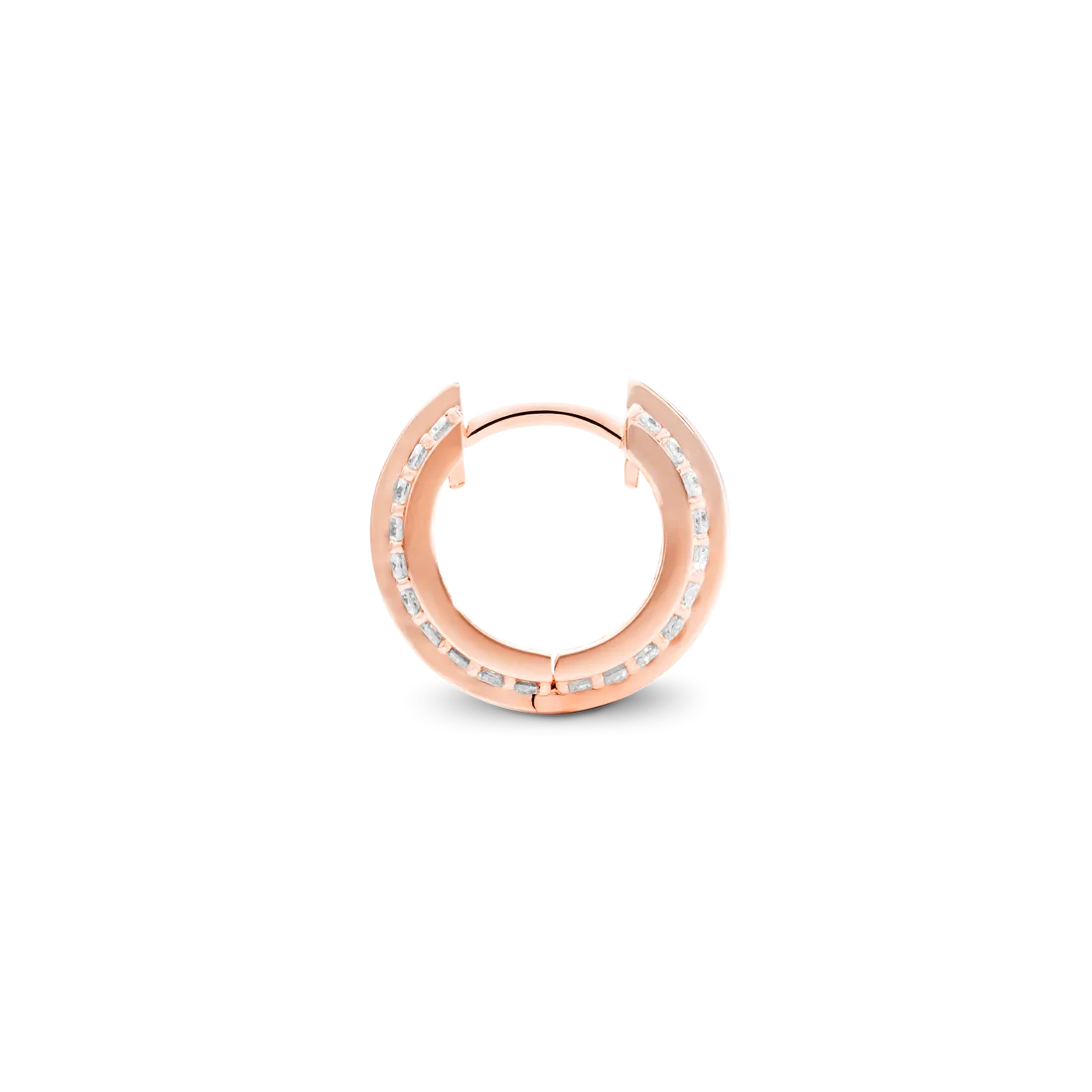 DNA DIAMOND EARRINGS IN 18CT ROSE GOLD