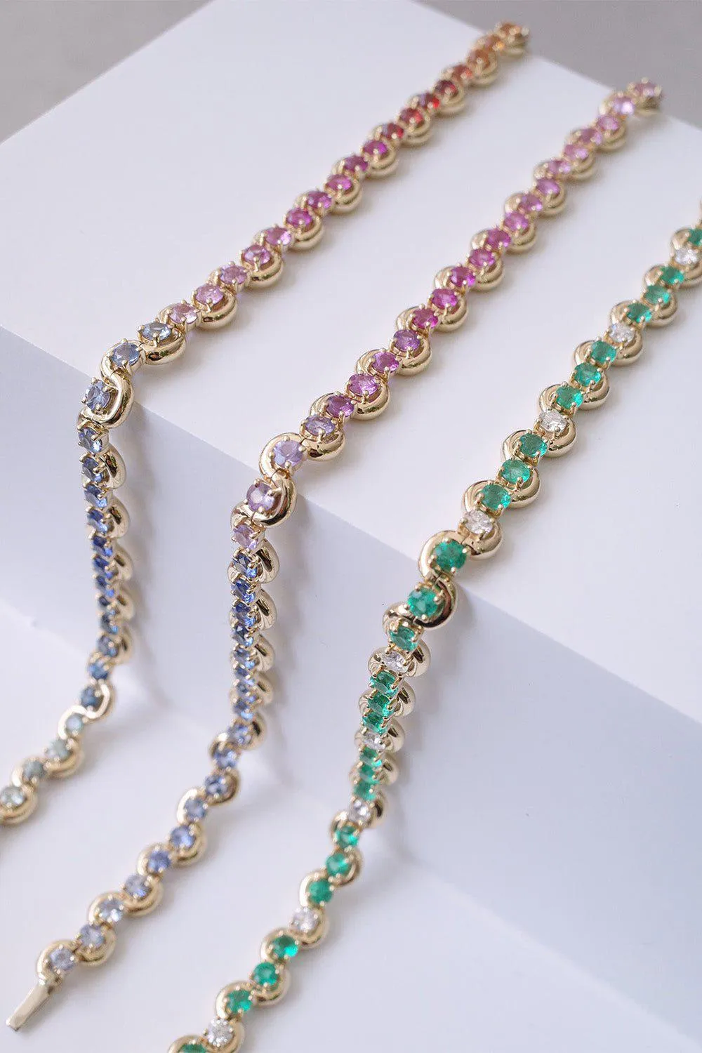 Edessa Emerald Tennis Bracelet