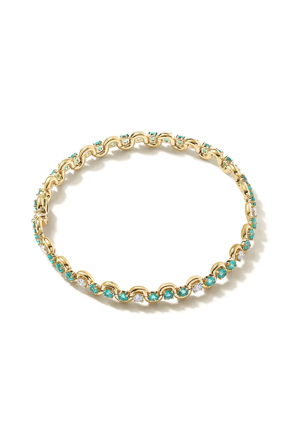 Edessa Emerald Tennis Bracelet