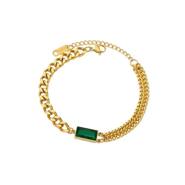 Emerald Bracelet/ Anklet