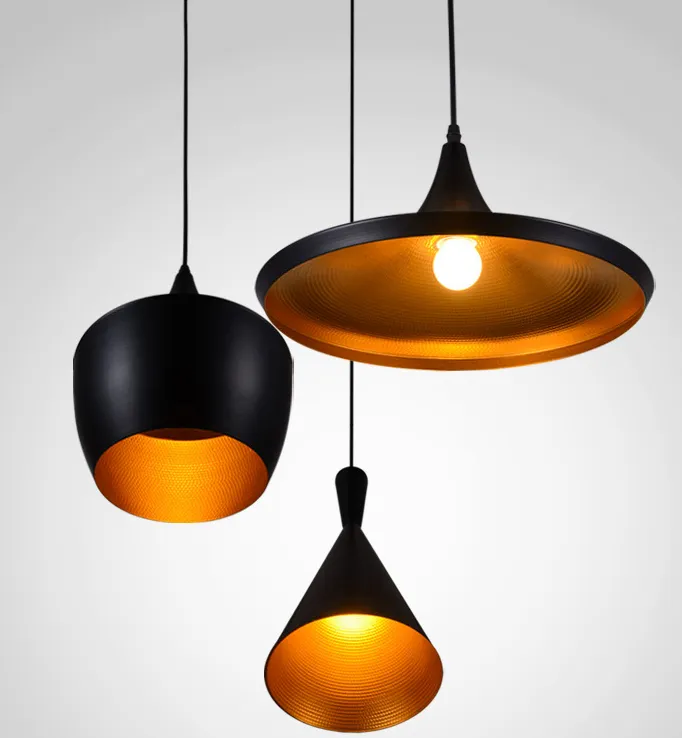 Erlend Matte Black And Gold Modern Pendant Light