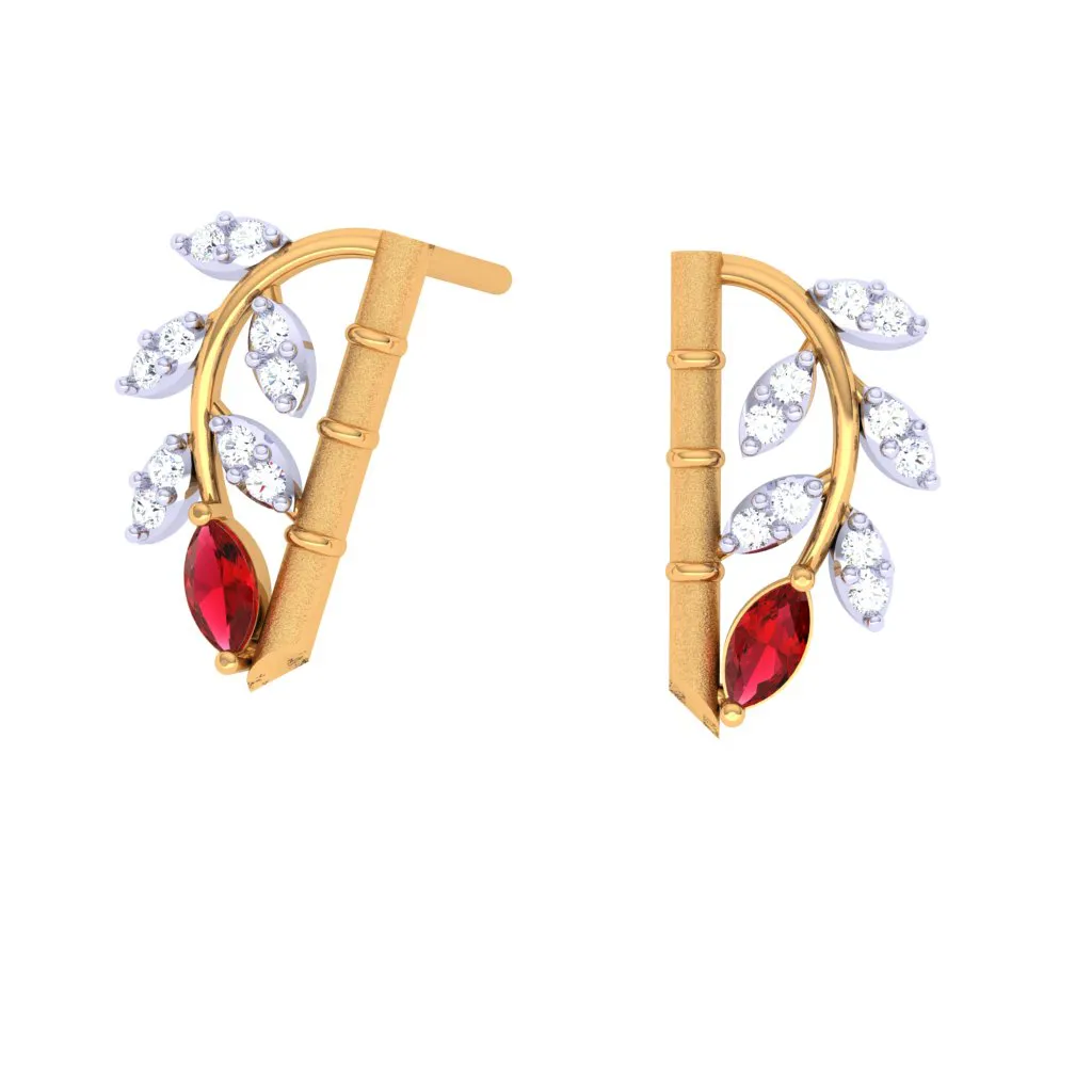 Flawless Flora Diamond Earrings