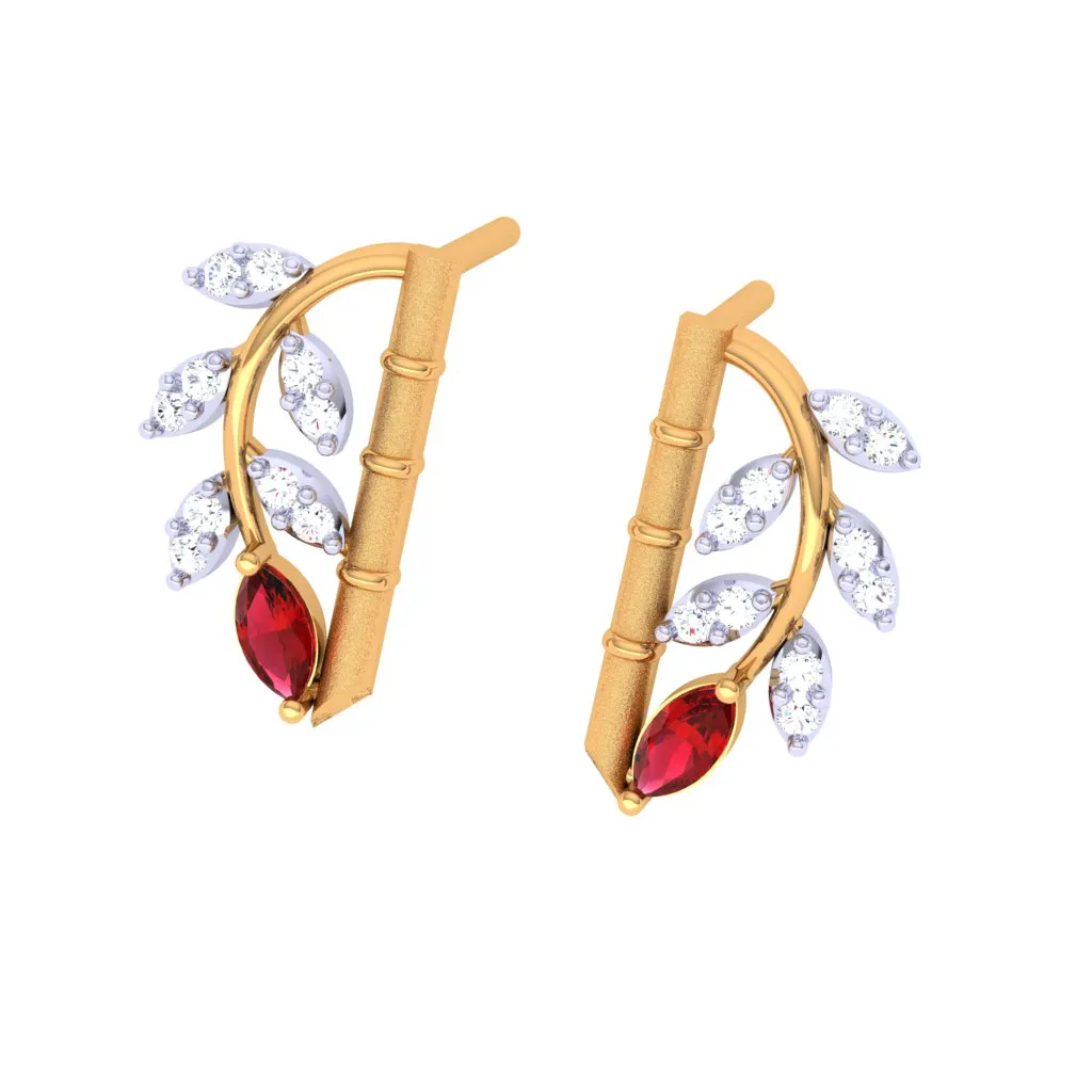 Flawless Flora Diamond Earrings