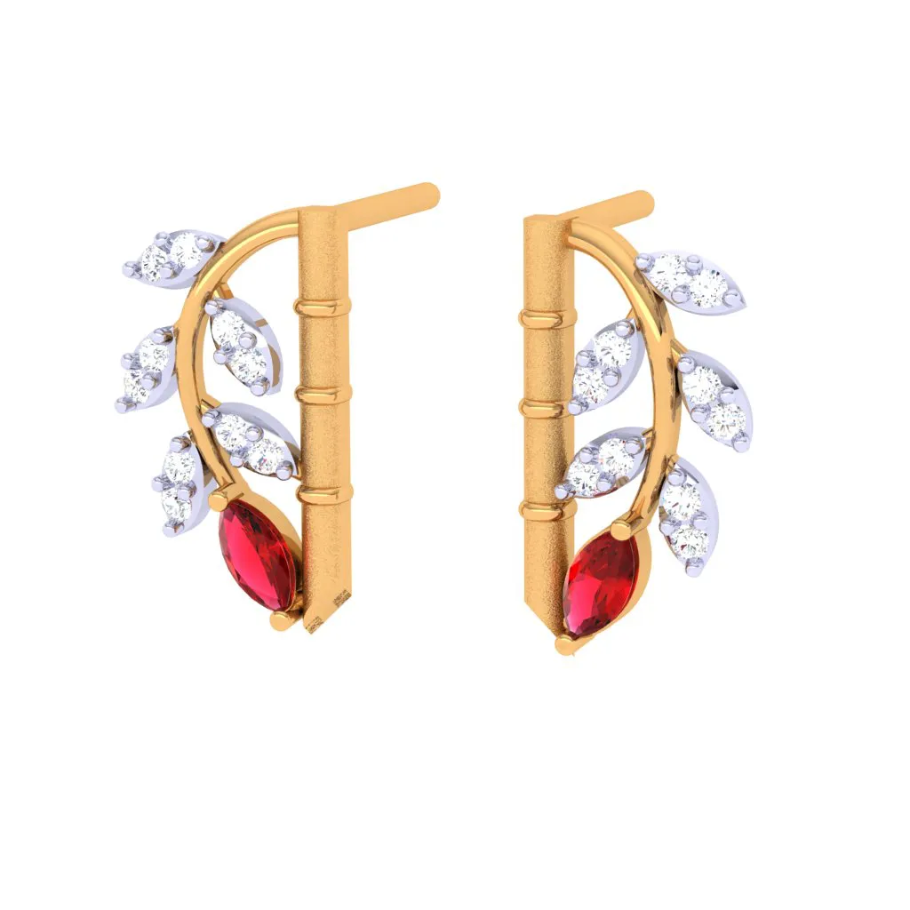 Flawless Flora Diamond Earrings