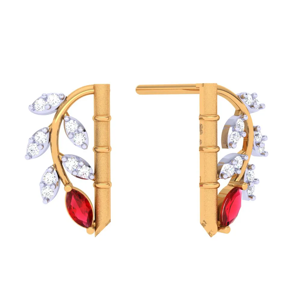 Flawless Flora Diamond Earrings