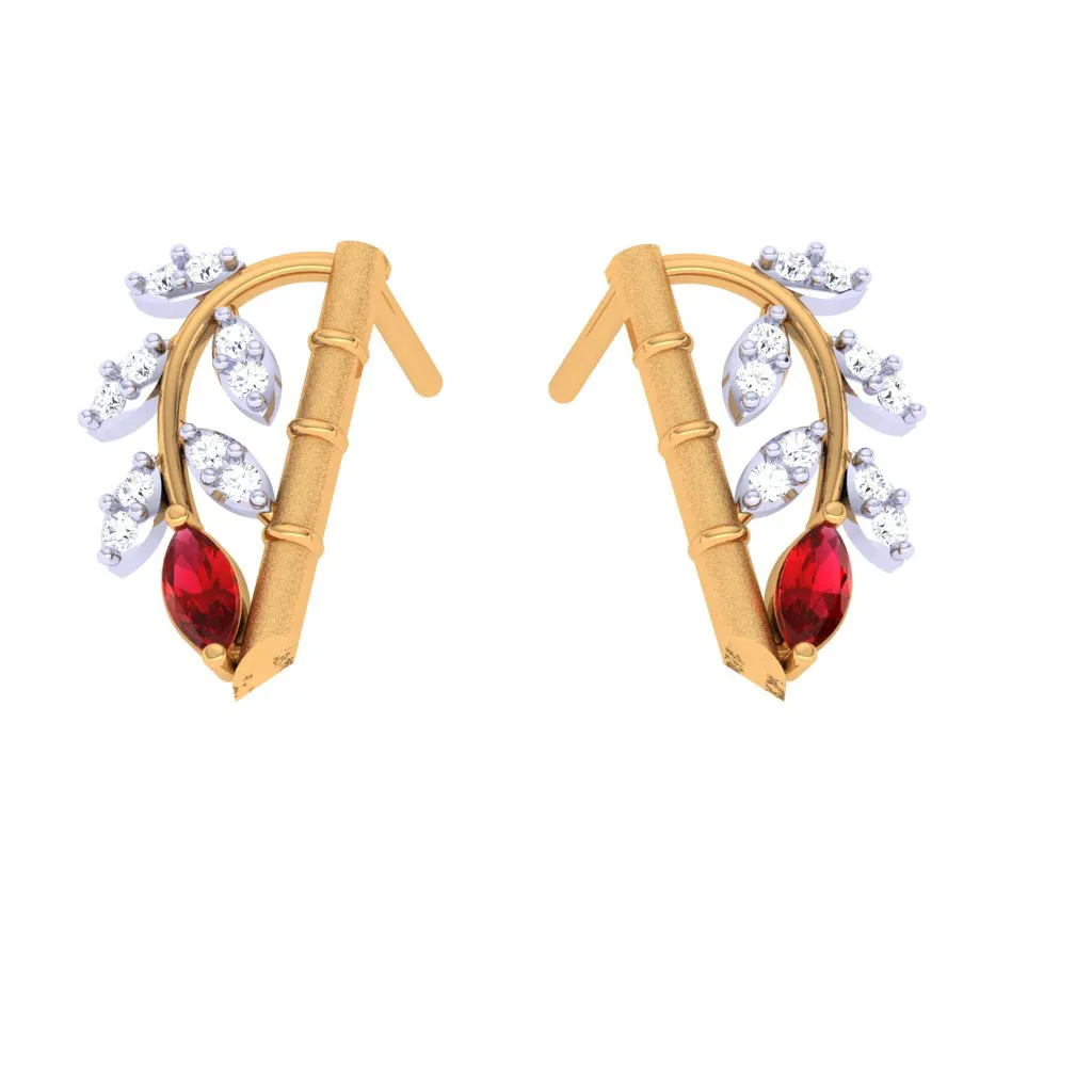 Flawless Flora Diamond Earrings