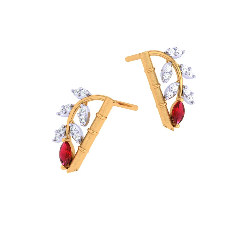 Flawless Flora Diamond Earrings