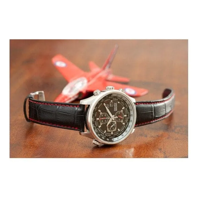 Gents Eco-Drive Red Arrow Strap Watch CA0080-03E