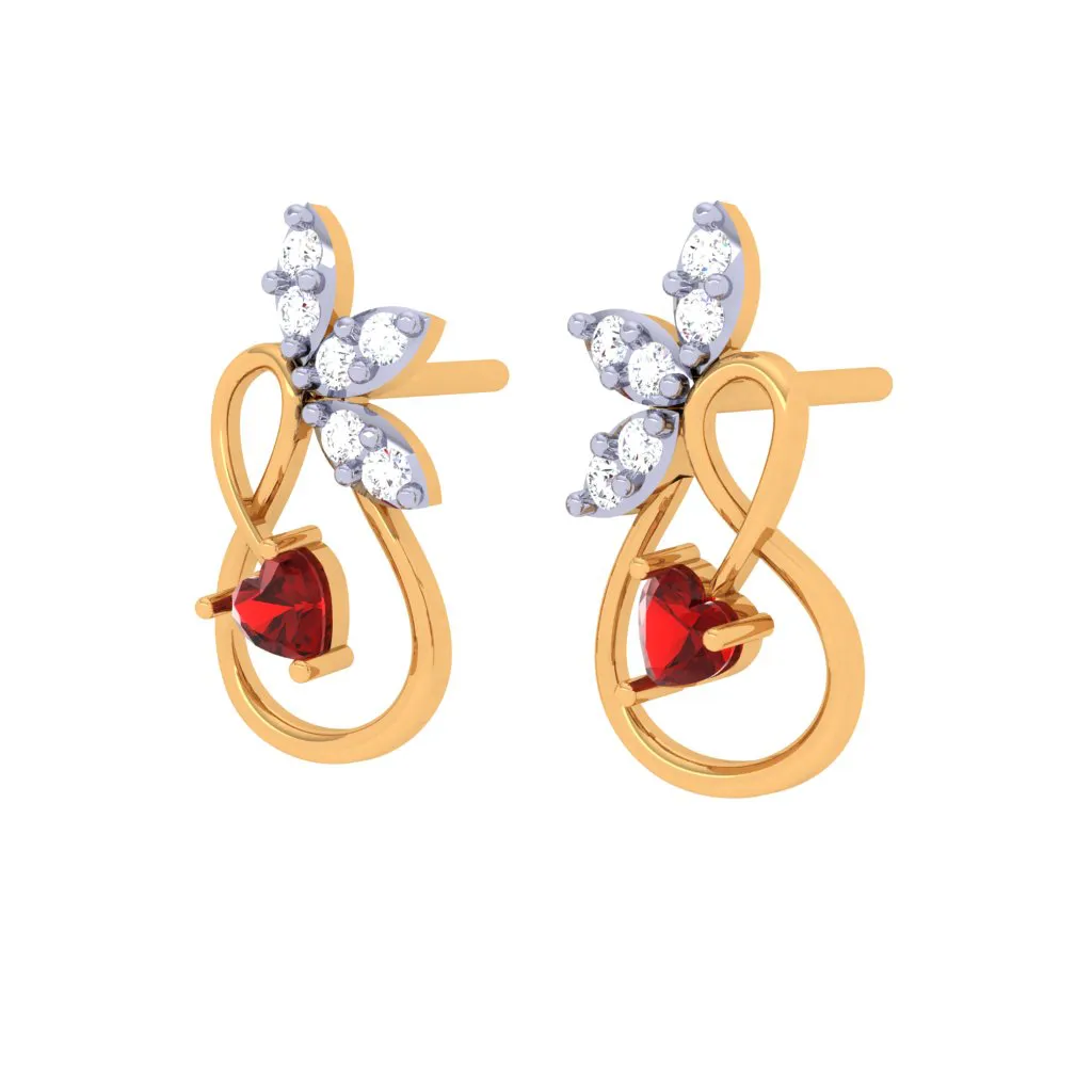 Glaring Glow Diamond Earrings