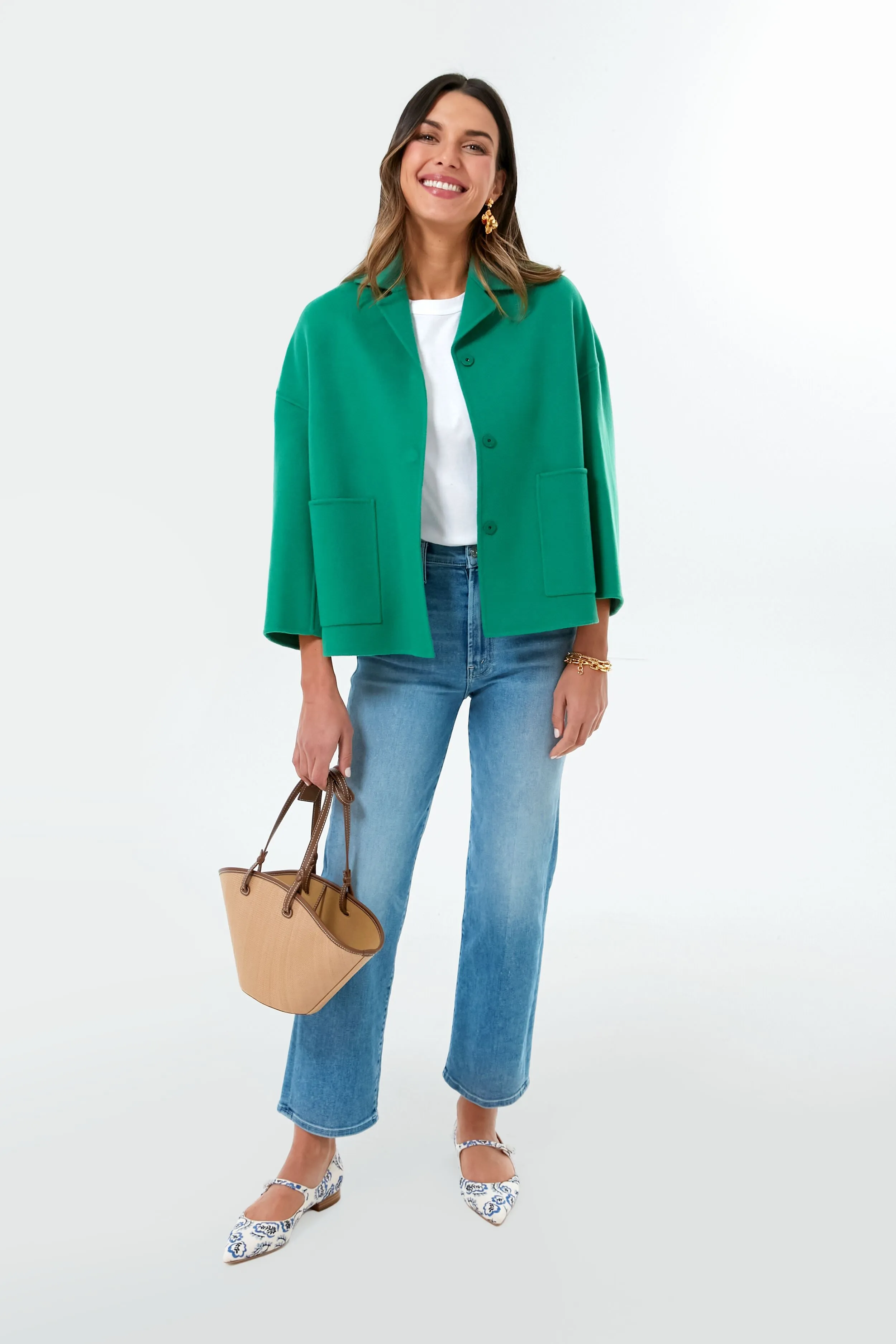 Green Panca Coat