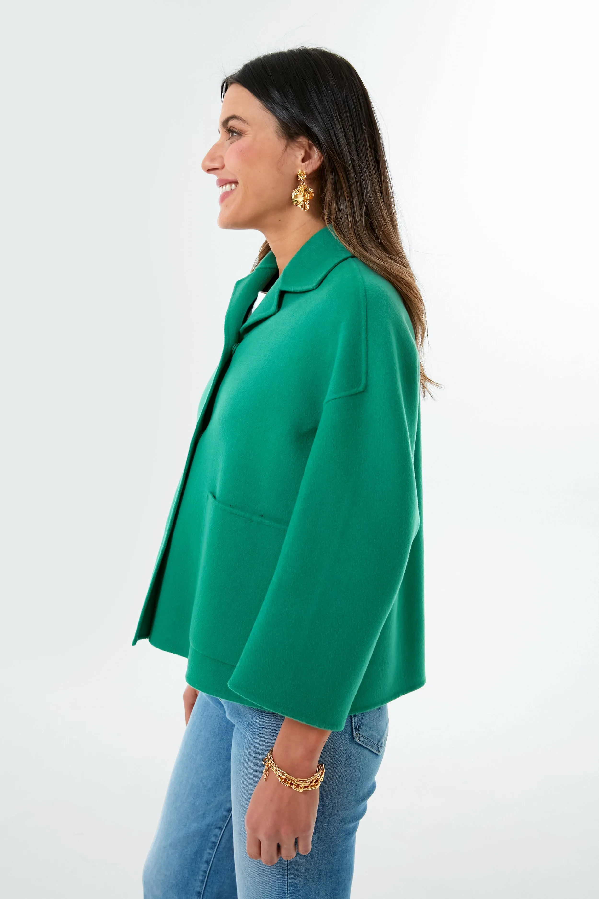 Green Panca Coat