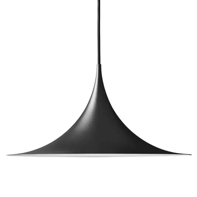 Gusti Modern Sleek Trumpet Pendant Lamp