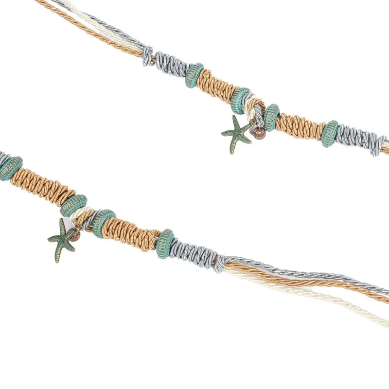 Handwoven Starfish Hat Bands